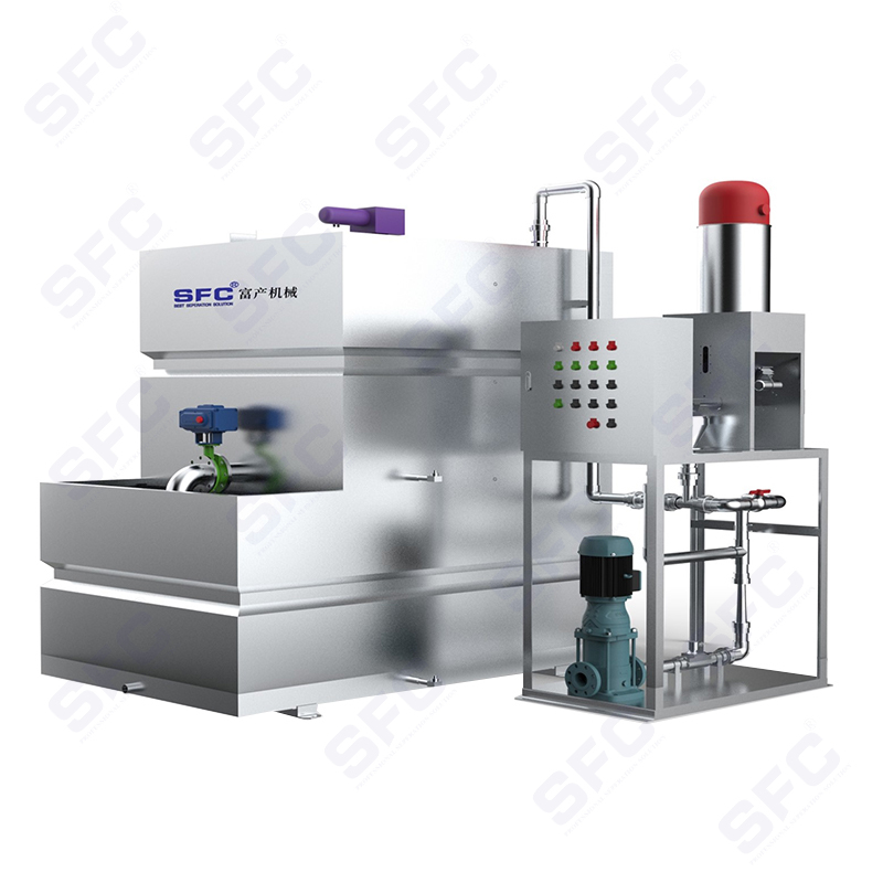 Serie met twee doos automatische poederbereidingseenheid