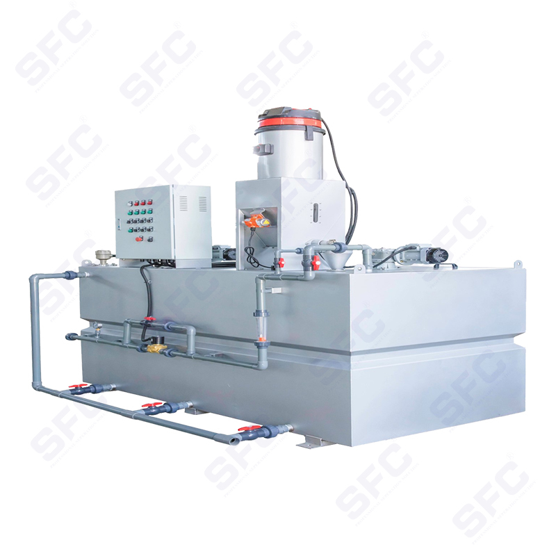 Type automatische poederbereiding van drie doos