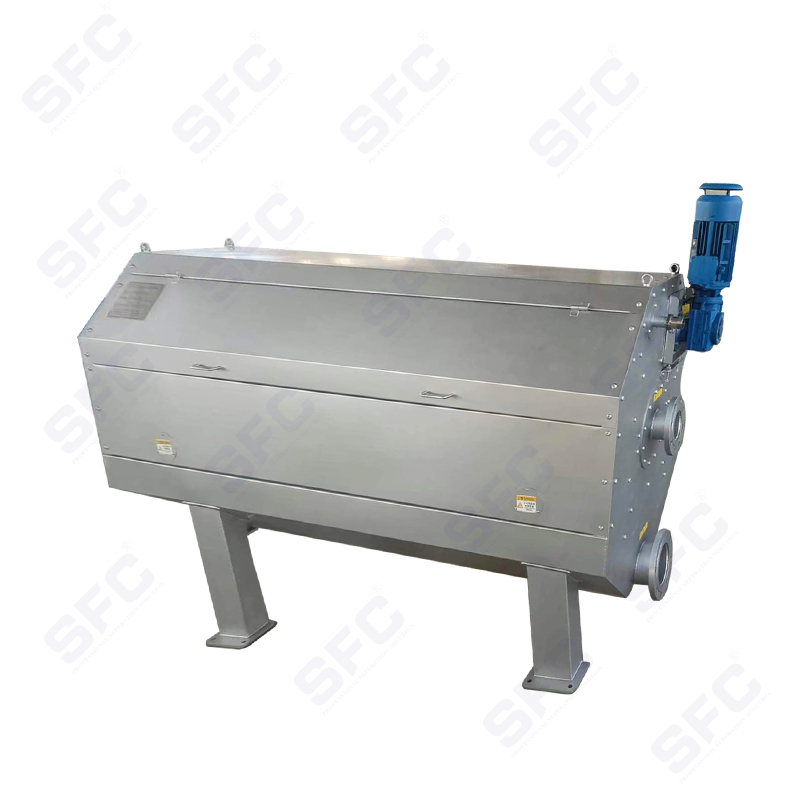 Binnenwater in het water-inlet drumfilter