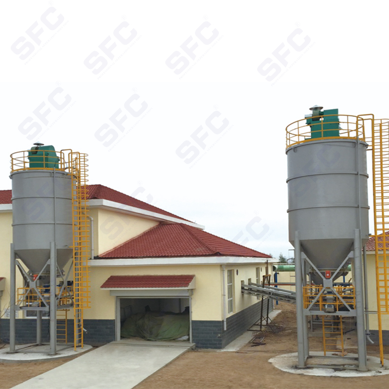 Poederopslagapparaat