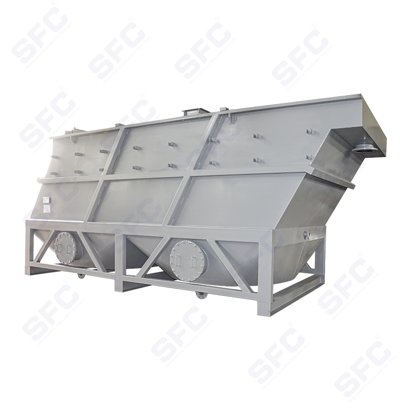 Lamel hellende plaat sedimentatie tank